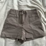 Wilfred Aritzia High Waist Tan Shorts *NEEDS REPAIR* Photo 0