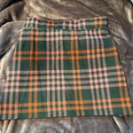 Free People Green Plaid Mini Skirt Photo 3