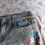 Seven7 Painted  girlfriend jeans Photo 8