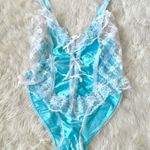 Vintage 70s Teddy Lingerie Blue Size M Photo 1