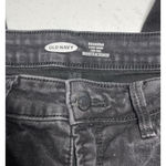 Old Navy  High Rise Rockstar Super Skinny Size 6 Womens Black Denim Jeans Photo 6