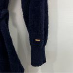 Savage X Fenty Size M/L Navy Blue Robe Side Pocket Removable Belt Comfy Plush Photo 11