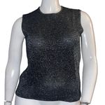 Susan Graver 2 Piece Metallic Cardigan Duster Sweater Photo 1