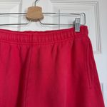 Tna COZY Fleece Sweatpants Joggers in Red Size S Photo 4
