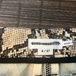 Good American  Good Classic Faux Leather Pant  Neutral Snake  Size 4 / 27 Photo 5