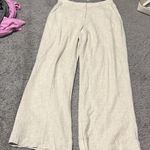 Abercrombie & Fitch Elegant Cream Wide-Leg Pants Photo 0