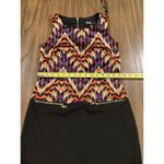 Miss Sixty Vintage retro  Geometric Sleeveless Mini Dress Zip pocket detail y2k 0 Photo 7