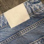 ZARA NWOT Mid Waist Ripped Cut Out Straight Leg Jeans - Size: 2 Photo 10