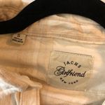 Jachs Girlfriend Womens Beige Plaid Flannel Button-Down Shirt Pockets S Photo 2