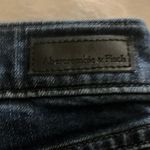 Abercrombie & Fitch Dark Blue Jean Shorts Photo 9