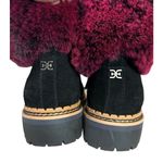 Sam Edelman Boots faux fur 7.5 Bowen Black Suede Leather Fall Winter Shoes Photo 4