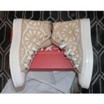 Converse Crochet Off-White & Beige Chuck 70 Hi Sneakers Photo 8
