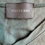 Hudson Gray  Sage Green/Gray Pullover V-Neck Mini Dress Size XL Photo 7
