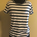 ASOS 💜 Selected femme striped gray and white tee Photo 0