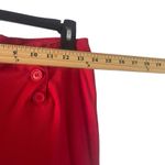 No Boundaries  Vintage Y2k Red‎ Juniors Size 3 Button & Tie Flare Pants Photo 5