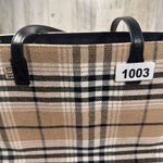 BEIS Béis The Messenger Tote in Plaid – Structured Travel & Everyday Tote Photo 13