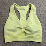 Aerie OFFLINE By Women’s S Totally Textured Seamless Racerback Sports Bra-Yellow Photo 0