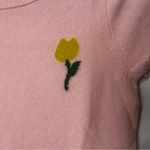 J.Crew  Short-sleeve cashmere T-shirt with tulip Photo 1