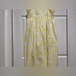 The 9 By Hatch Womens The Nines By Hatch Tank Maternity Dress Yellow Floral M Size undefined Photo 11