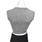 ZARA Women's Gray Wool Knit Sleeveless Cami Camisole Crop Vest Tank Top Size S Photo 1