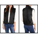 💕VELVET BY GRAHAM & SPENCER💕 Lux Faux Fur Vest ~ Black Small S NWT Photo 1