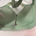 Brooks  UpRise Crossback Mint Striped Sports Bra Size Large Photo 3