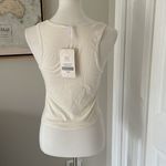 Fabletics Cute Brand New with Tags Cream Colored  Tank Top Photo 4