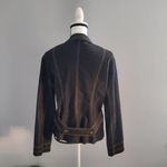 Bisou Bisou Denim Jean Jacket Dark Blue L Photo 1