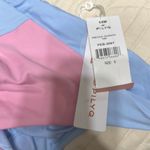PilyQ New. pink and blue color block teeny bottoms. Small Photo 6