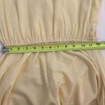 JCPenney Vintage 1970s Yellow Swiss Dot Dress Womens Size Small? USA Photo 7