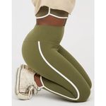 Aerie  OFFLINE Real Me Xtra Track Legging Olive Green Granola Groove M Short NWT Photo 7