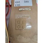 Topshop  Womens Nashville Noge Strappy Sandals Coral Size 7.5 Leather Insole Photo 9