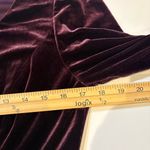 David Warren New York Long Sleeve Velvet Dress in Rich Purple size 8 Photo 4