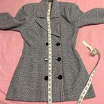 Alyn Paige Vintage 90s Black & White Plaid Double Breasted Jacket and Midi Skirt Photo 3