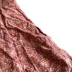 Free People  Tabitha Floral Print Mini Dress Sleeveless Tiered Lace Trim Small Photo 9