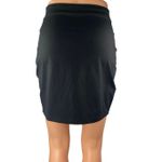 Susana Monaco Women's Black High Waisted Slit Pull On Pencil Mini Skirt Size S Photo 2
