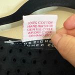 Gretchen Scott Designs Black Eyelet Ruffle V Neck 3/4 Sleeve Dress Size S Photo 4