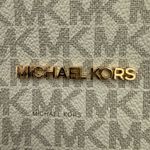 Michael Kors Micheal Kors bag backpack white brown logo MK Photo 6