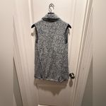 Loft Women's Gray Knit Sweater Vest Cardigan size M Photo 2