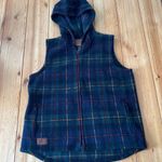 Lauren Ralph Lauren Multicolor Plaid Fleece Vest size medium Blue Photo 0
