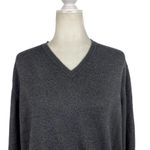 Valentino Jeans Wool Blend V Neck Grandpa Pullover Sweater IT Size 56 Gray Photo 1