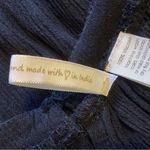 Japna  BOHO OFF THE SHOULDER BLACK EMBROIDERED COLD SHOULDER TOP SIZE MED Photo 9