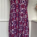 Racer Back Purple, Multicolored Dress Purple Size M Photo 4
