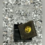 NUMBER #1 Girl Scout Leader Pin w/ Green Crystal Stone Gold Photo 1