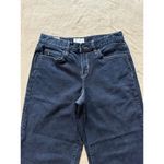 Nicole Miller ARTELIER  Sullivan Dark Wash Wide Leg Crop Raw‎ Hem Denim Jeans 26 Photo 1