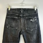 Moussy Vintage Black Distressed Denim Ankle Jeans Size 26 Photo 5