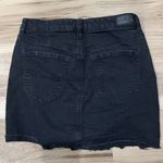 Garage Black Cutoff Jean Mini Skirt Women’s Medium Photo 1