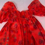 Selkie Strawberry Dress Red Size M Photo 5