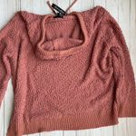 Alison Andrews High/Low Hooded Sweater Dusty Pink Size L NWT Size L Photo 4