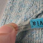 Alice + Olivia Sweater Dress Blue Sleeveless Maxi Skirt Metallic Sparkle Small Photo 1